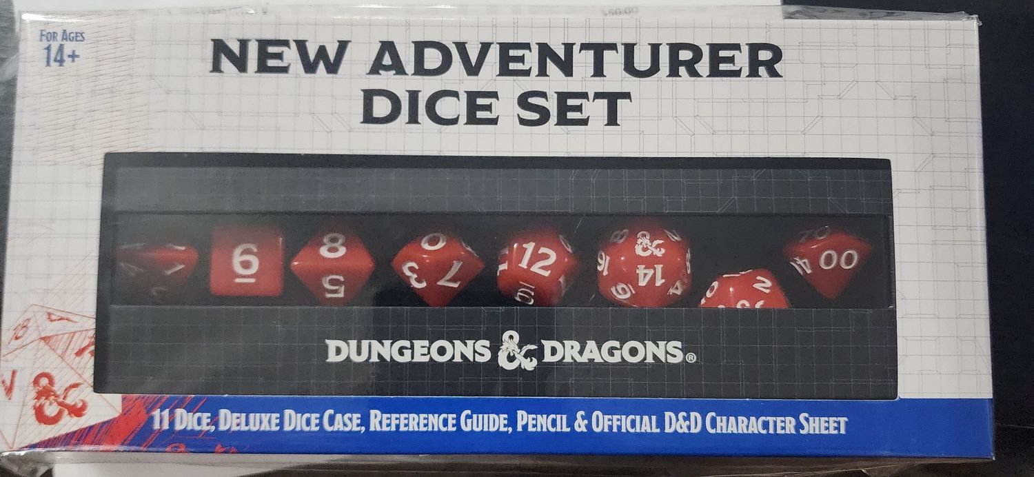 NEW ADVENTURER DICE SET