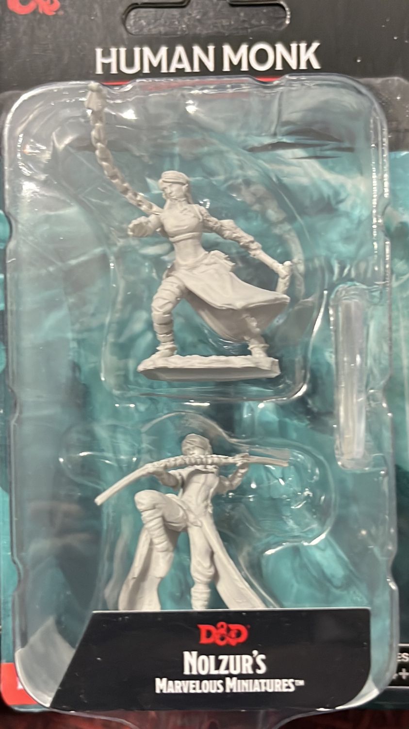 D&amp;D Nolzur’s Minatures: Human Female Monk