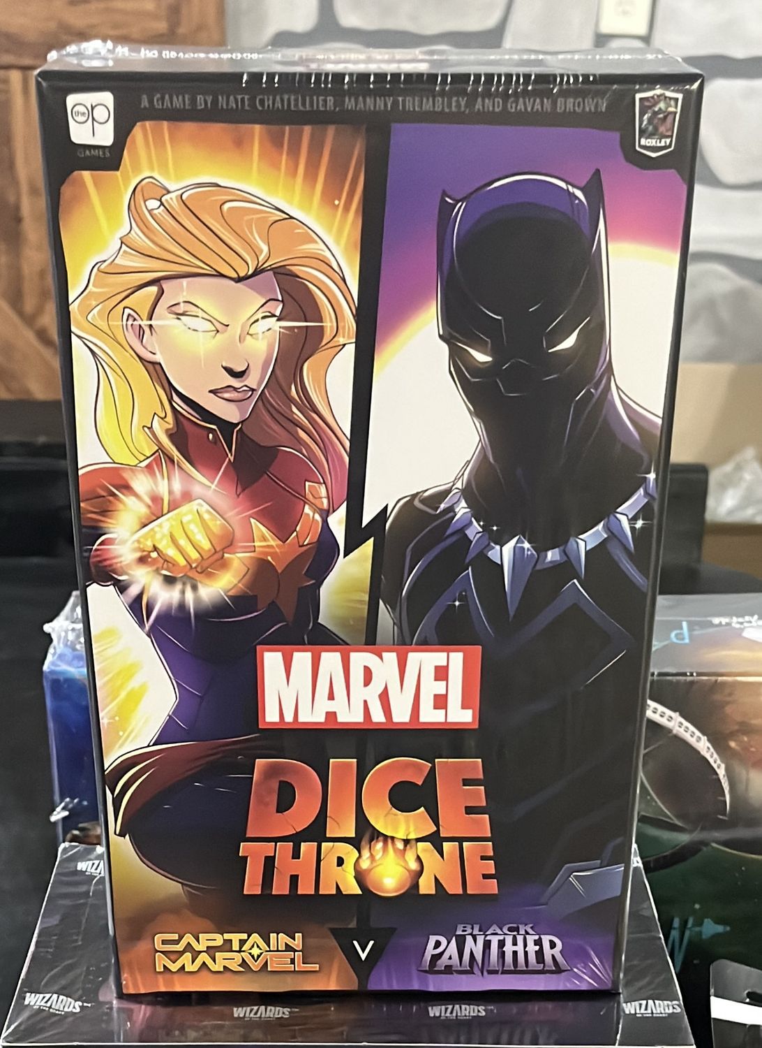 MARVEL DICE THRONE 2 in 1 Captin Marvel &amp; Black Panther