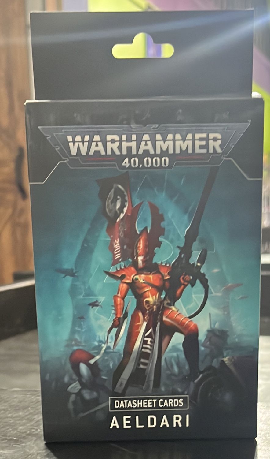 WARHAMMER 40K: AELDARI DATASHEET CARDS