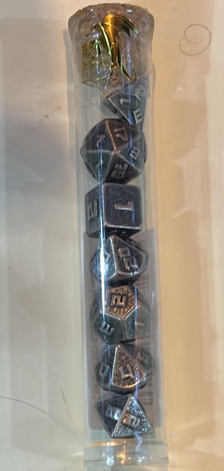 10MM MINI DICE SET — Ancient Silver