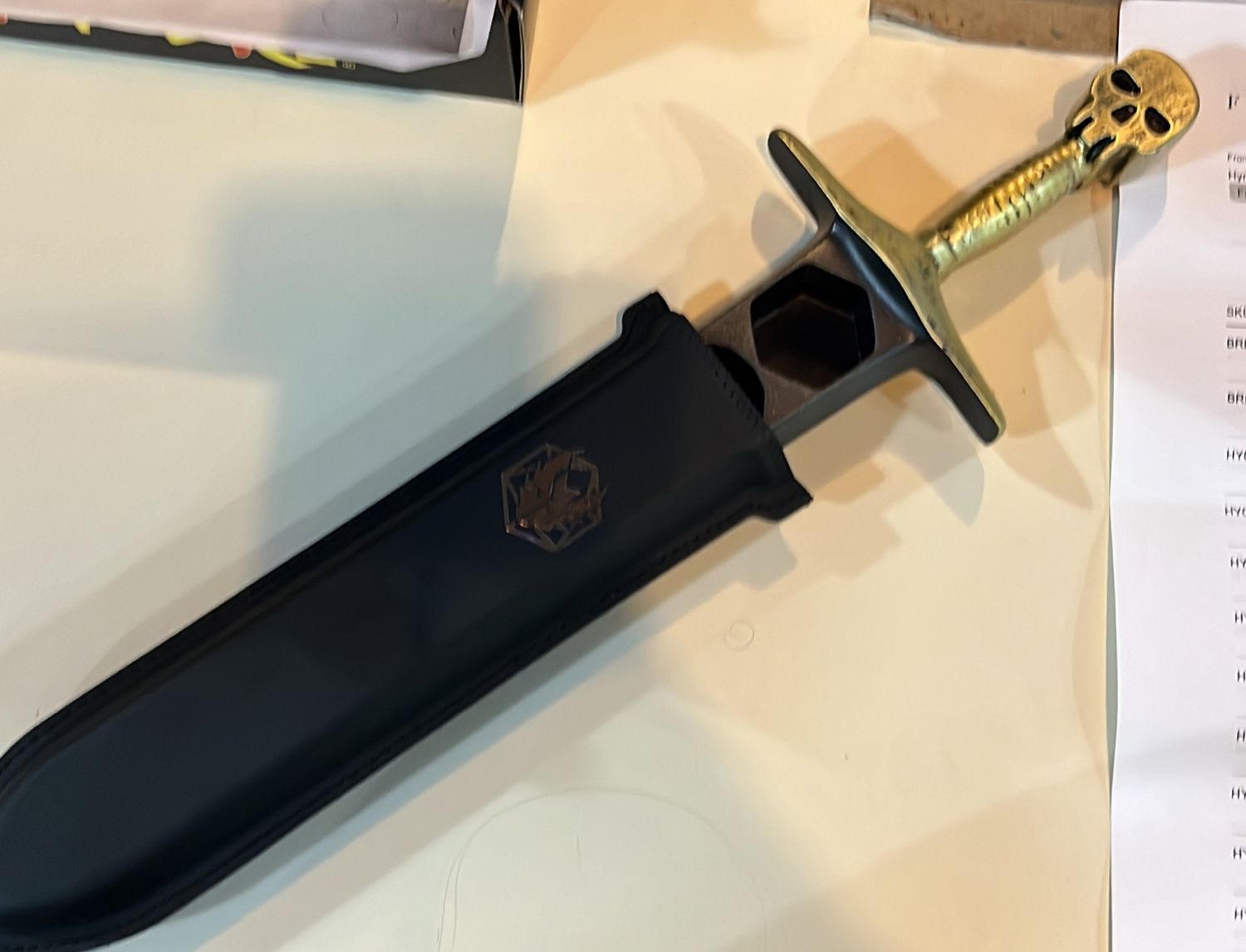 Grim Dagger Doce Case - Gold