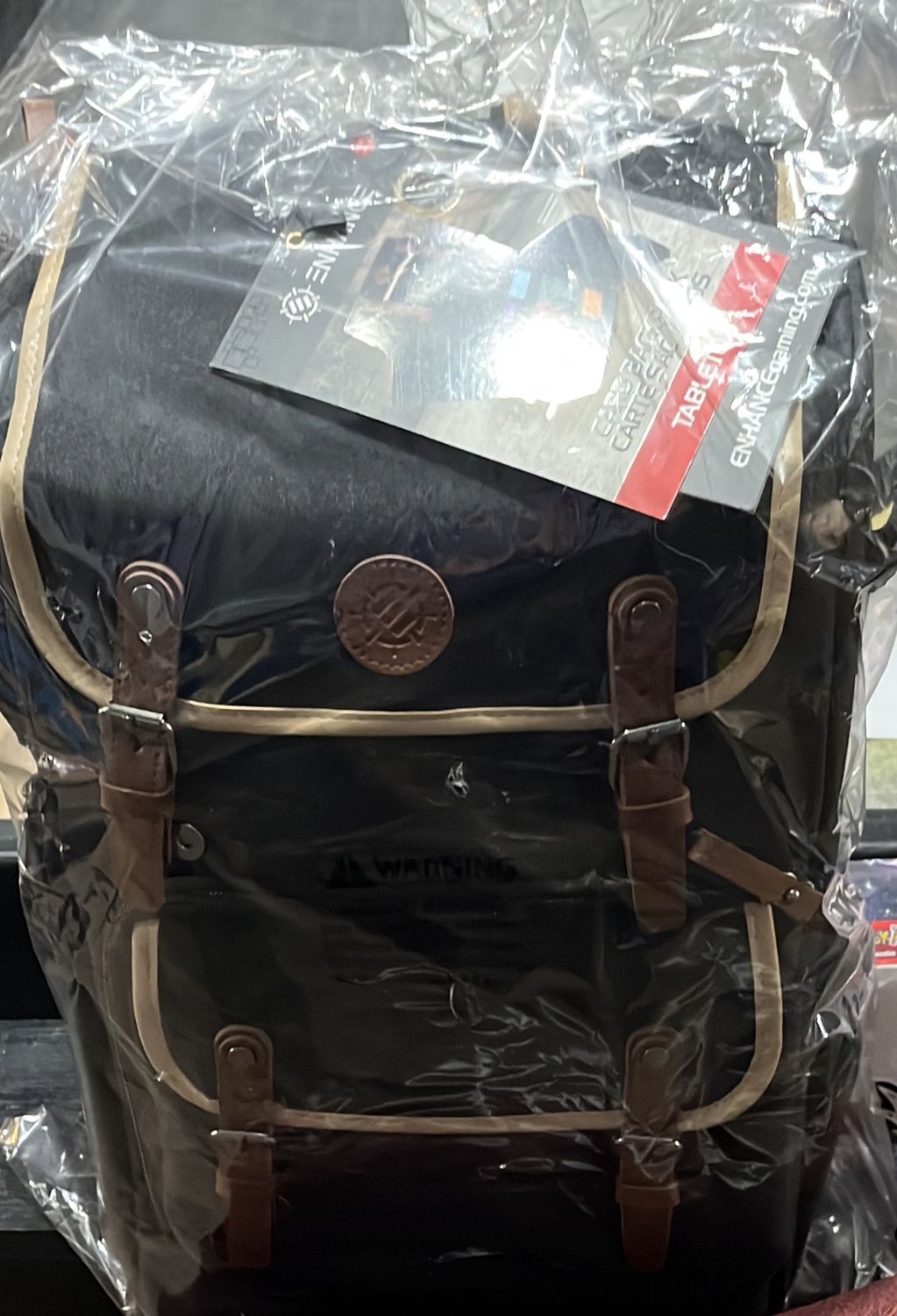 Tabletop Storage Backpack - Black