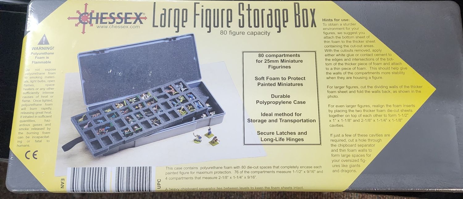 CHESSEX LG FIGURE CASE 80ct