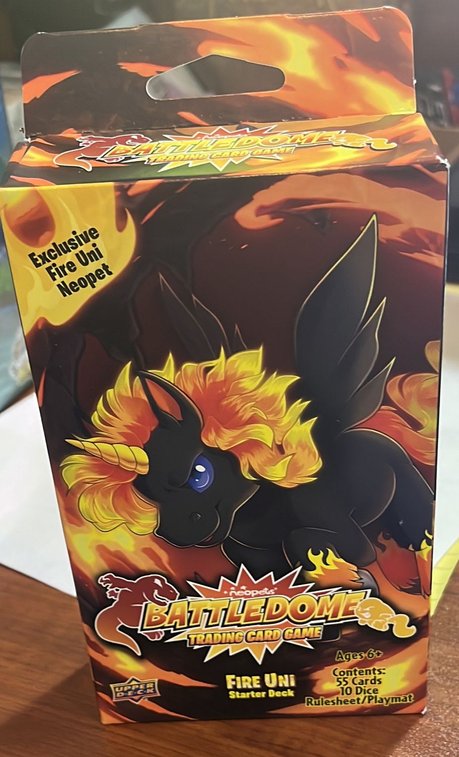 Neopets TCG Battlefime Starter Deck Fire Uni