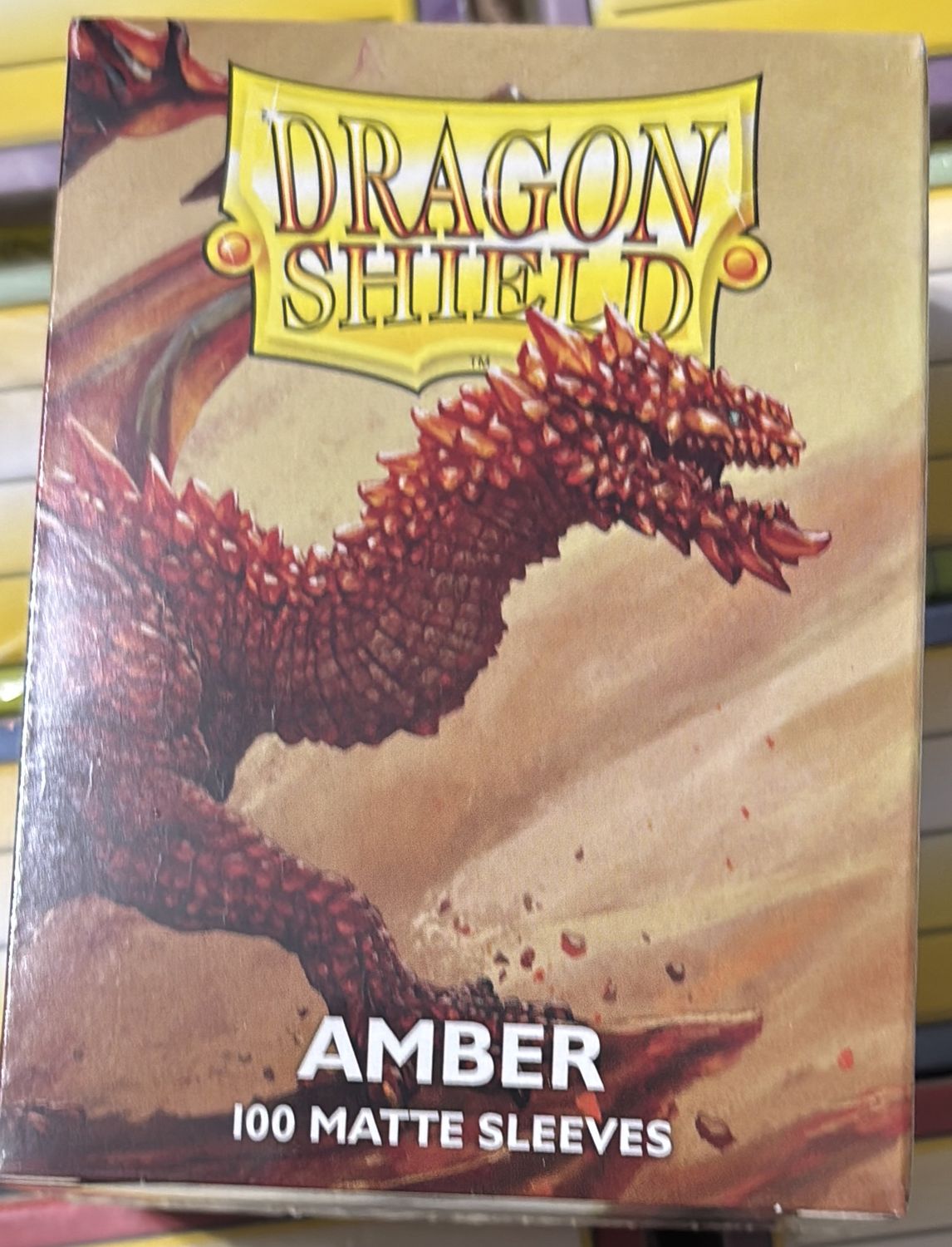 Dragon Shield matte Amber