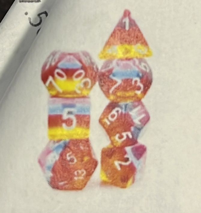 Golden Time Dice Set