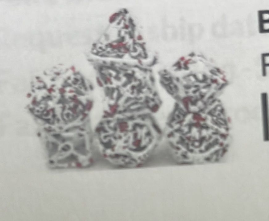 Blood Bones - Metal Hollow Dice
