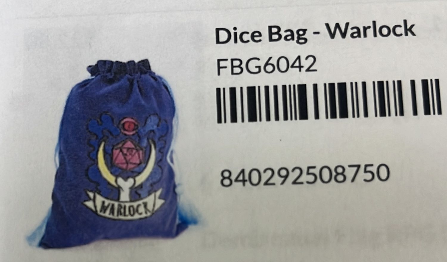 Dice Bag - Warlock