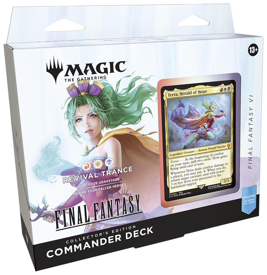 MTG FINAL FANTAST COLLECTOR COMMANDER DECK REVIVAL TRANCE