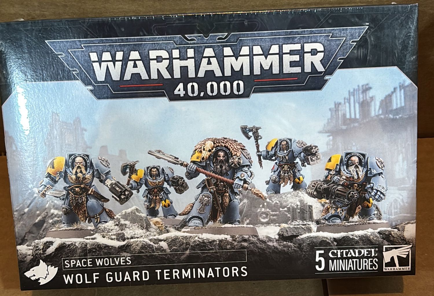 WARHAMMER 40K: SPACE WOLVES WOLF GUARD TERMINATORS