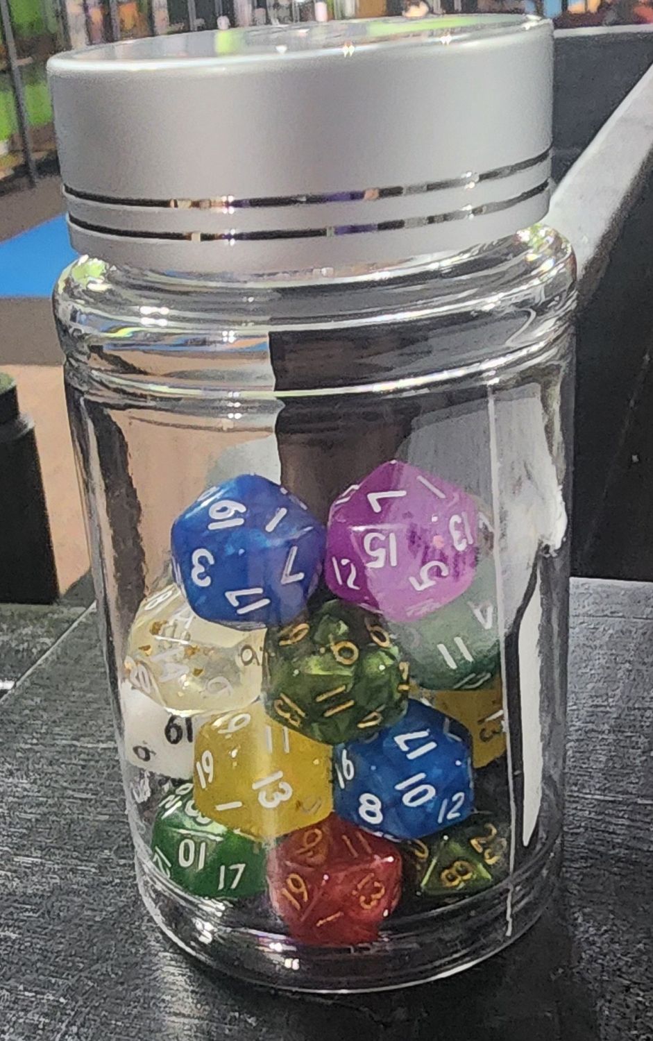 20 tiny D20s
