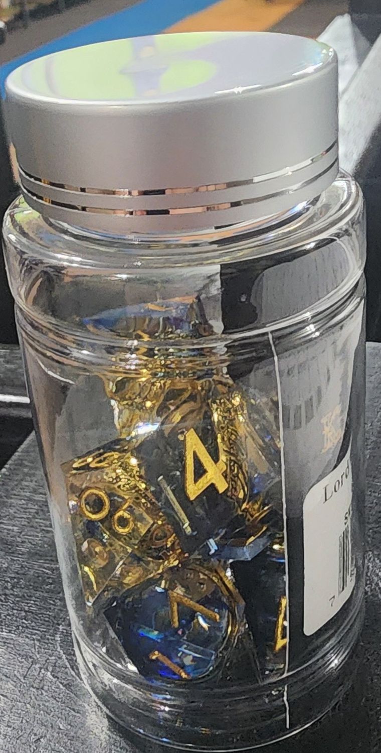 DnD dice Lord of the bling dice set