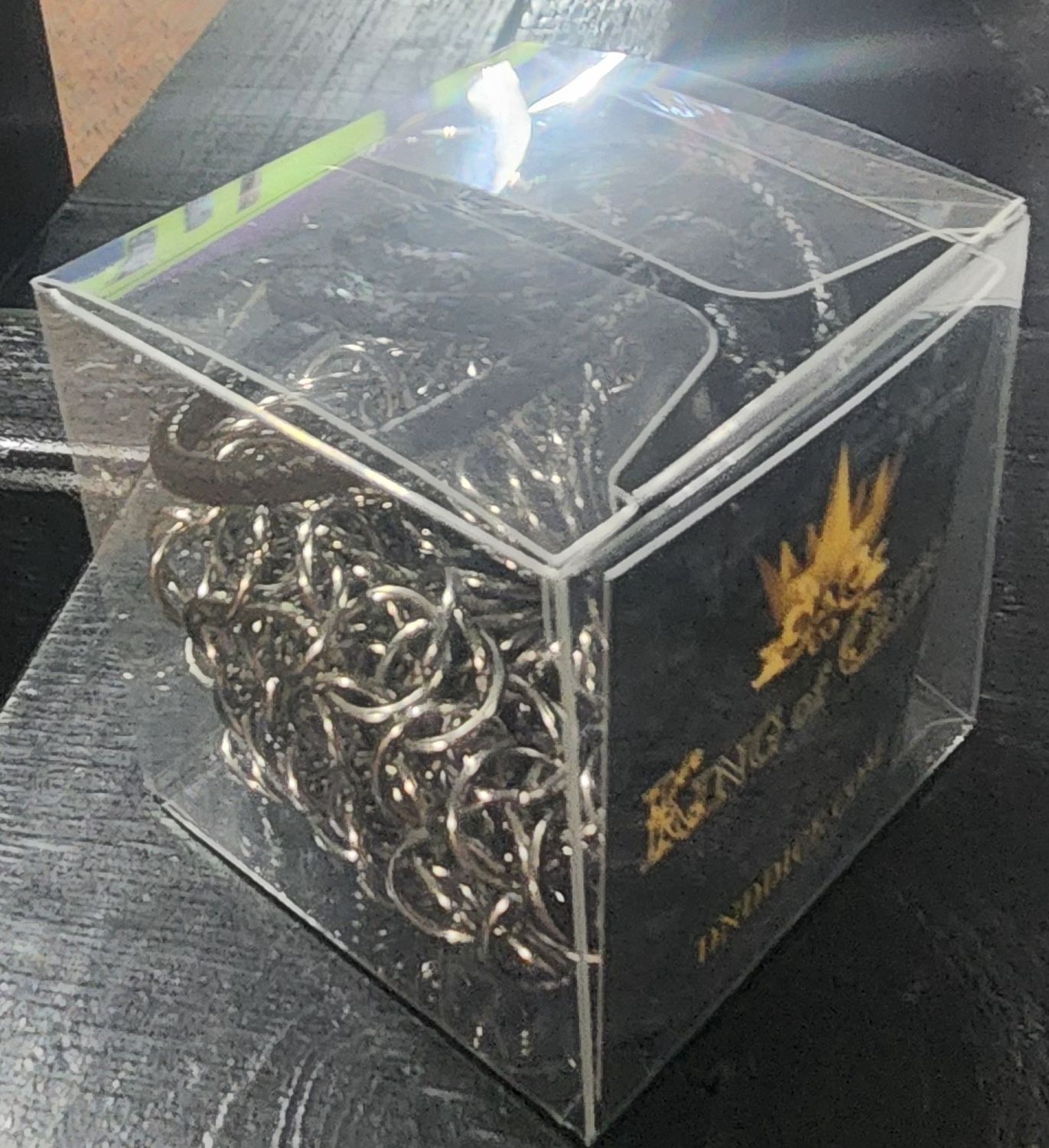 King of Crits Chain mail dice bag