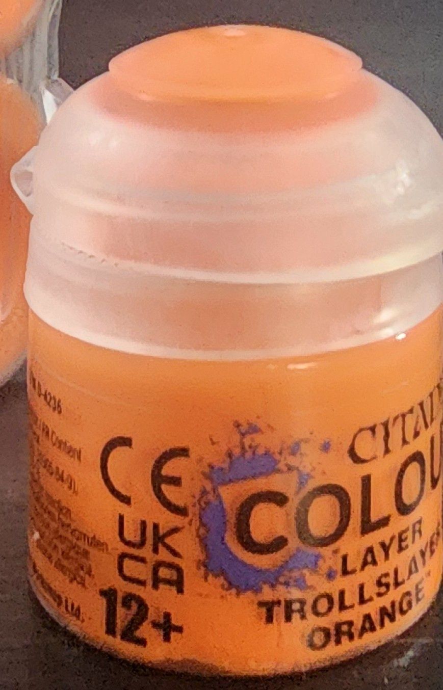 CITADEL COLOURS LAYER TROLL SLAYER ORANGE
