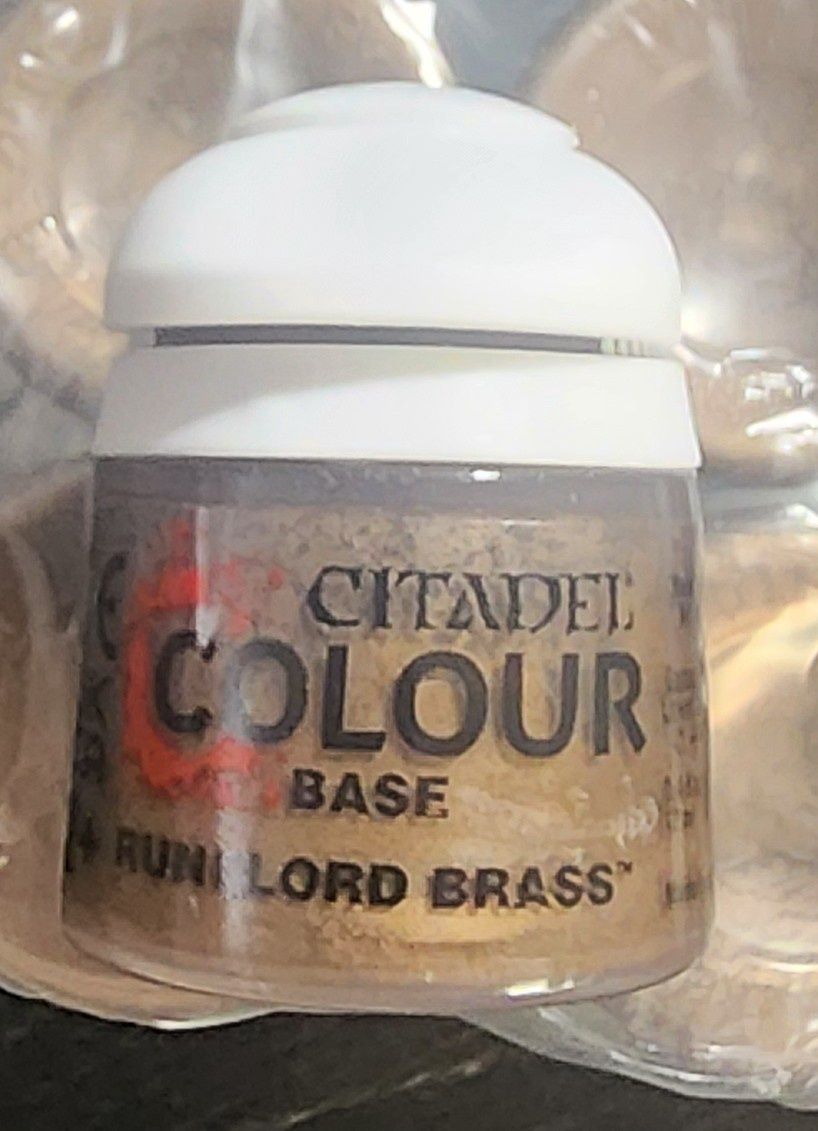 CITADEL COLOUR BASE RUNELORD BRASS