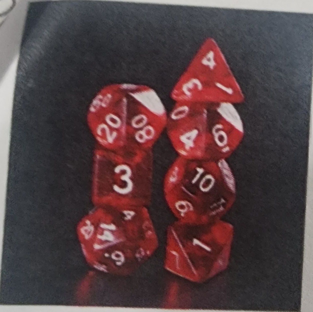 Rabbits EYE rpg dice set