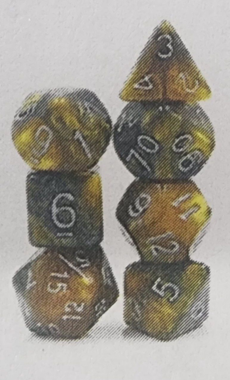 Monarch rpg dice set