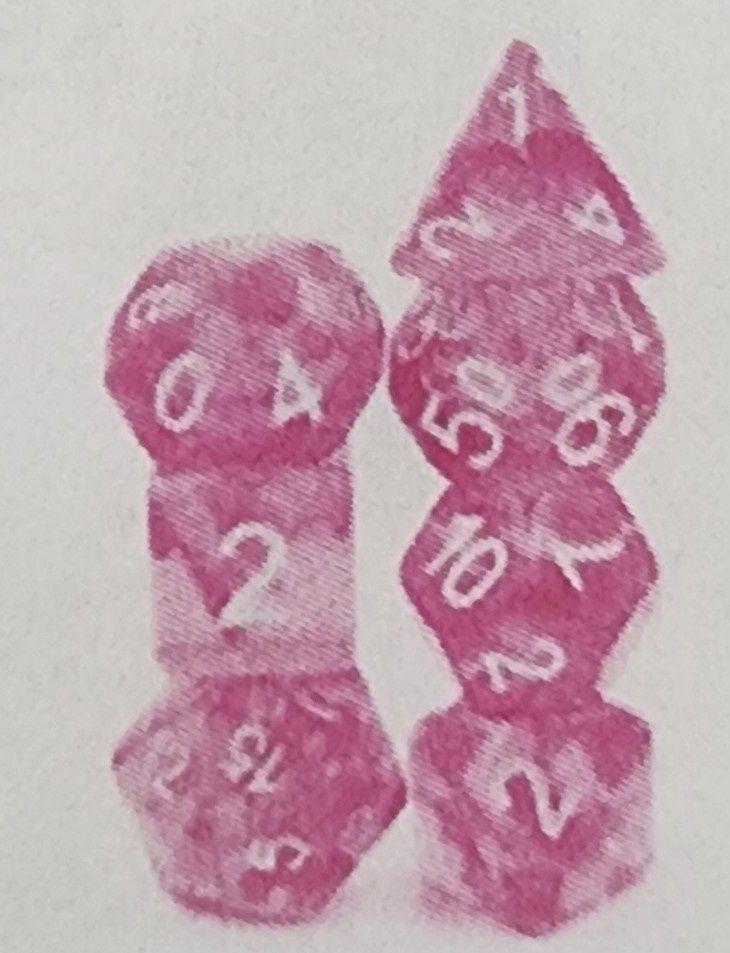 Chaos rpg dice set