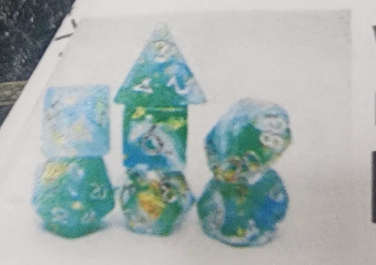 Wealth of the wild rpg dice set