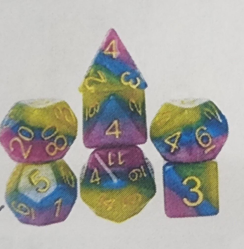 Rock CANDY rpg dice set