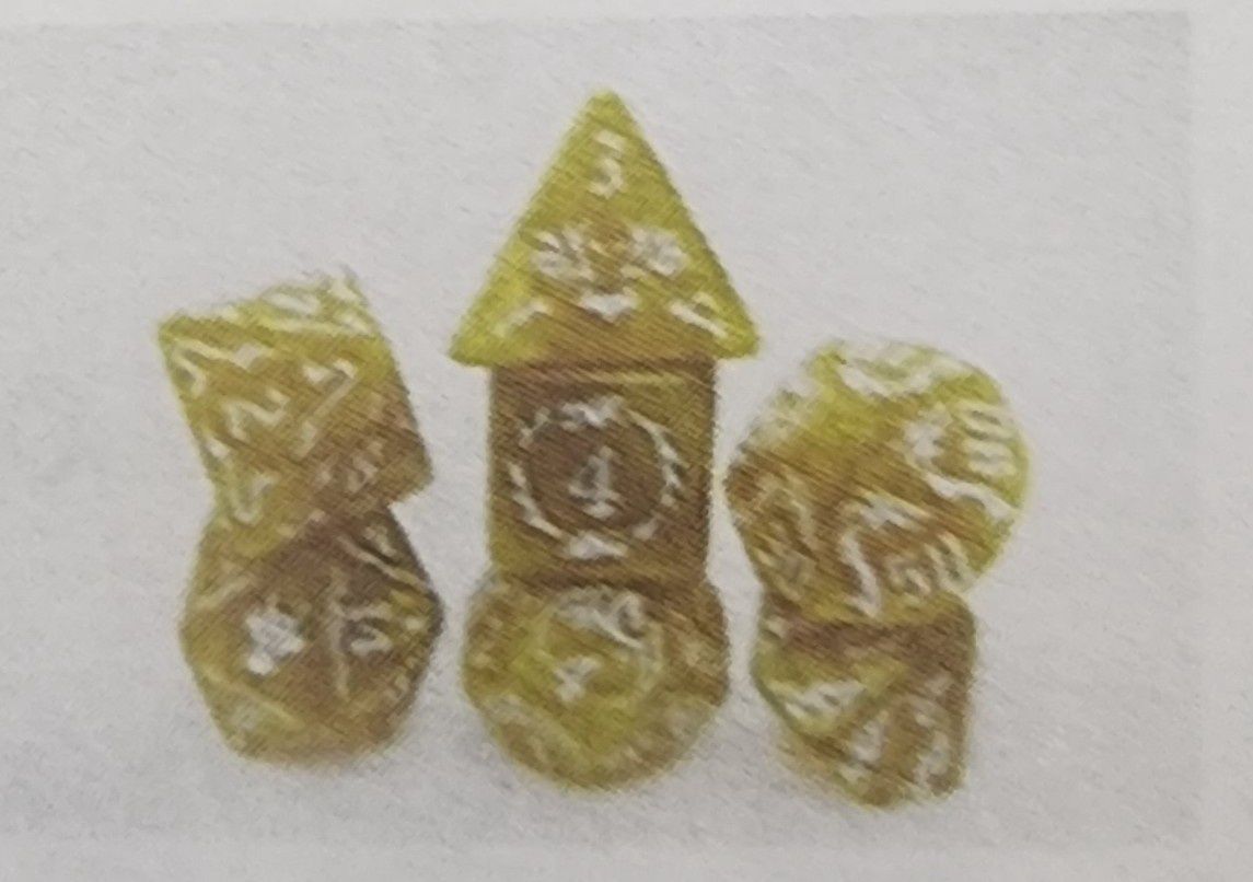Drakes Flight: Lightning rpg dice set