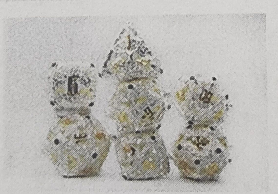 Trees of Virtue : tree of mercy hollow metal rpg dice set