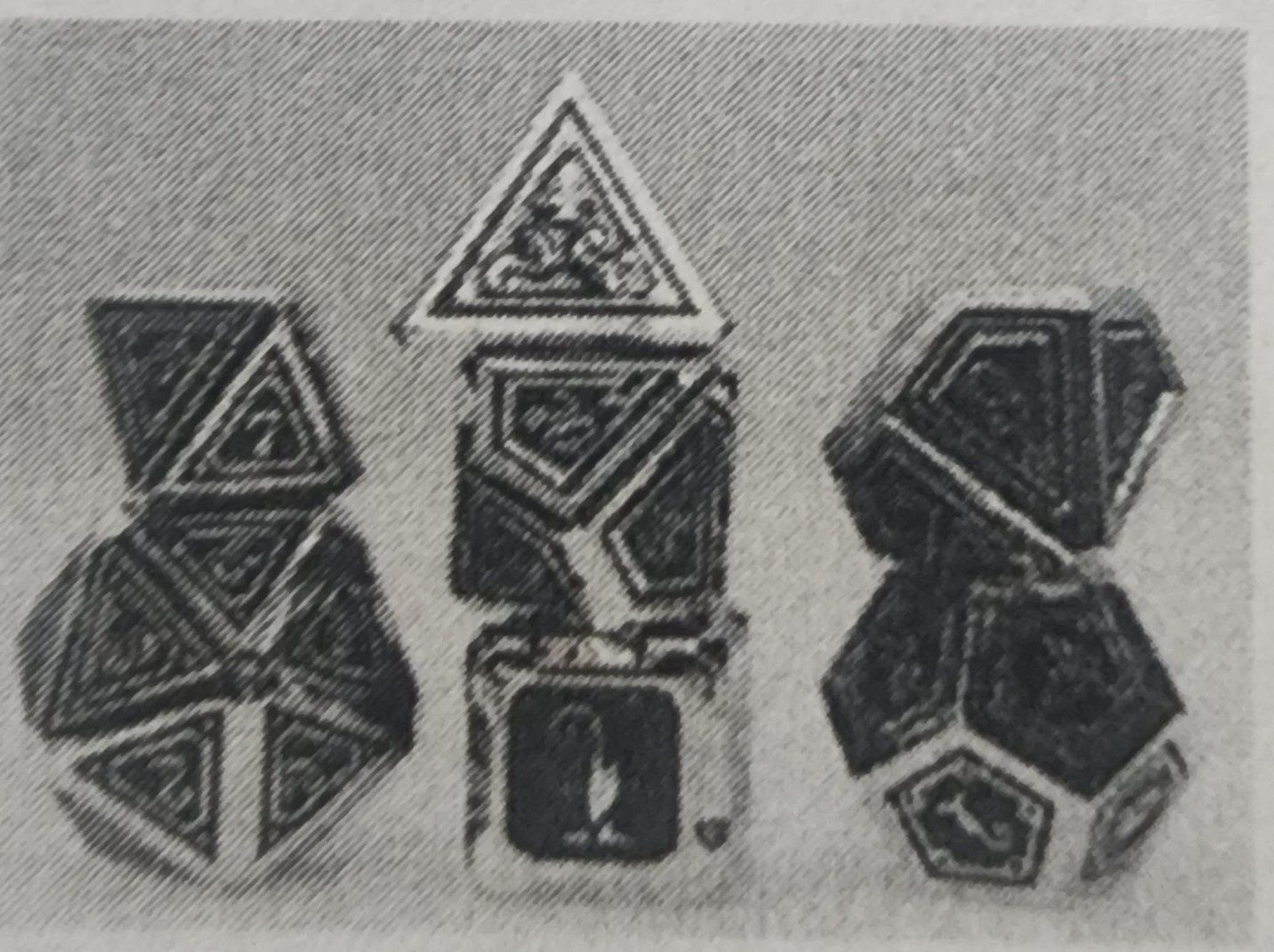 Alchemist metals neurotic metal rpg dice set