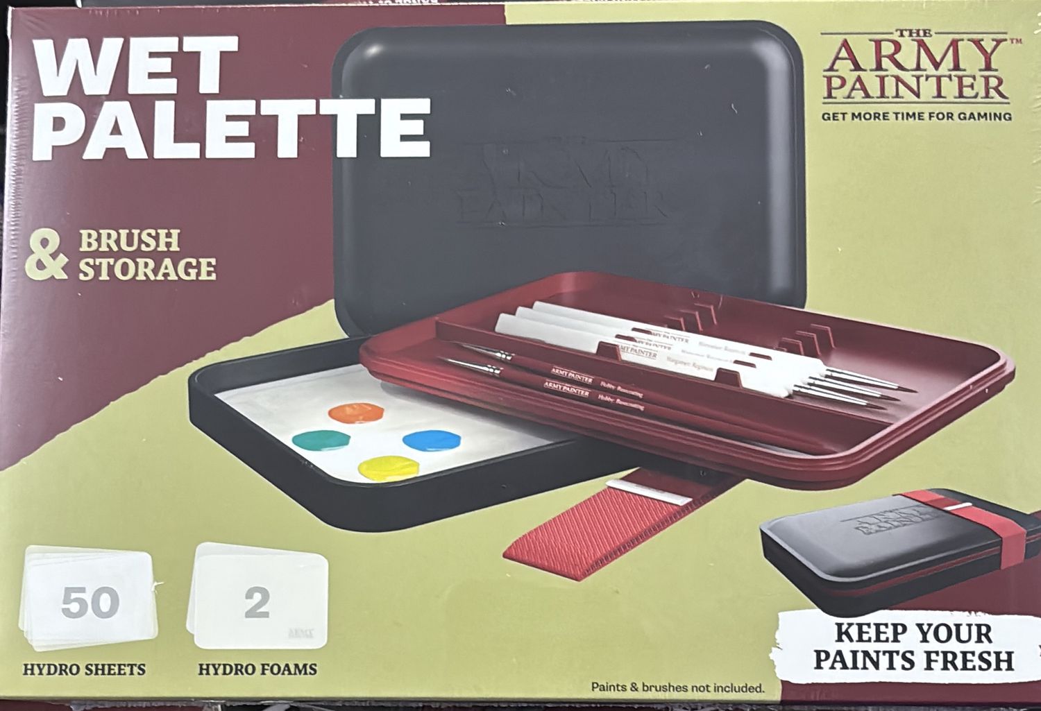 The Army Painter Wet Palette &amp; brush storage