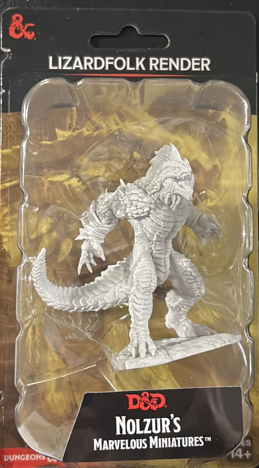 Nolzur’s  Marvelous miniatures Lizardfold Render