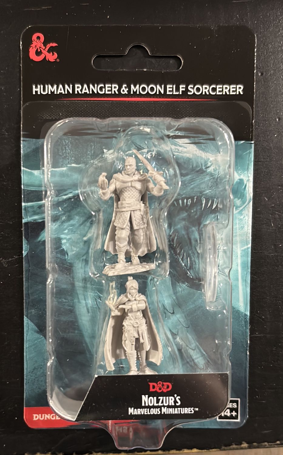 Nolzur’s Marvelous Miniatures: Human Ranger &amp; Moon Elf Sorcerer