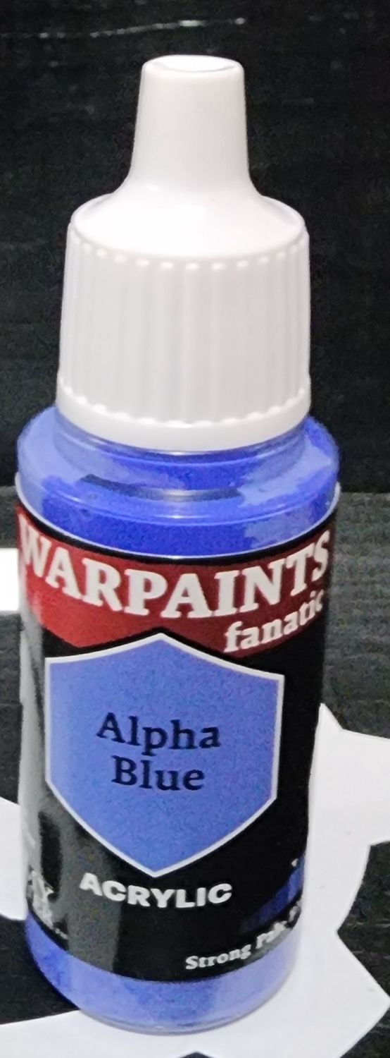 The army Painter fanatic alpha blue