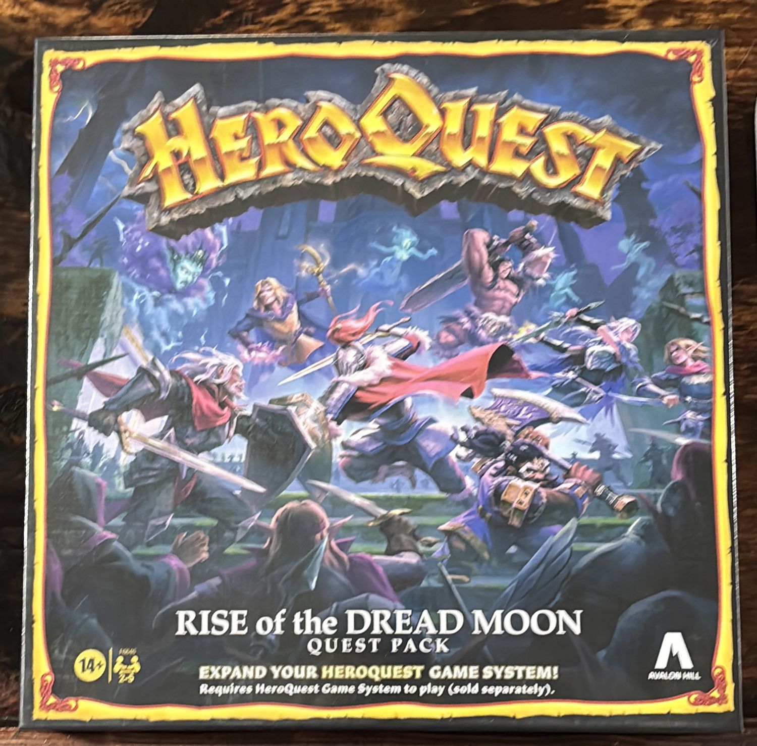 HeroQuest Rise of the Dread Moon quest pack