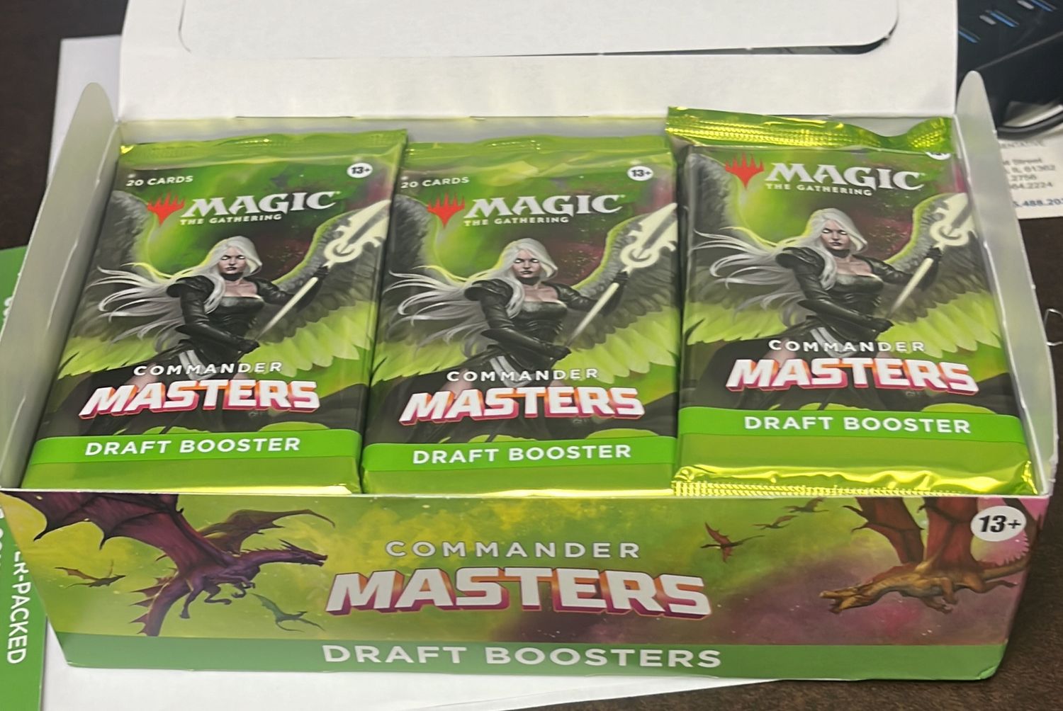 MTG Commander Masters Draft Booster Packs