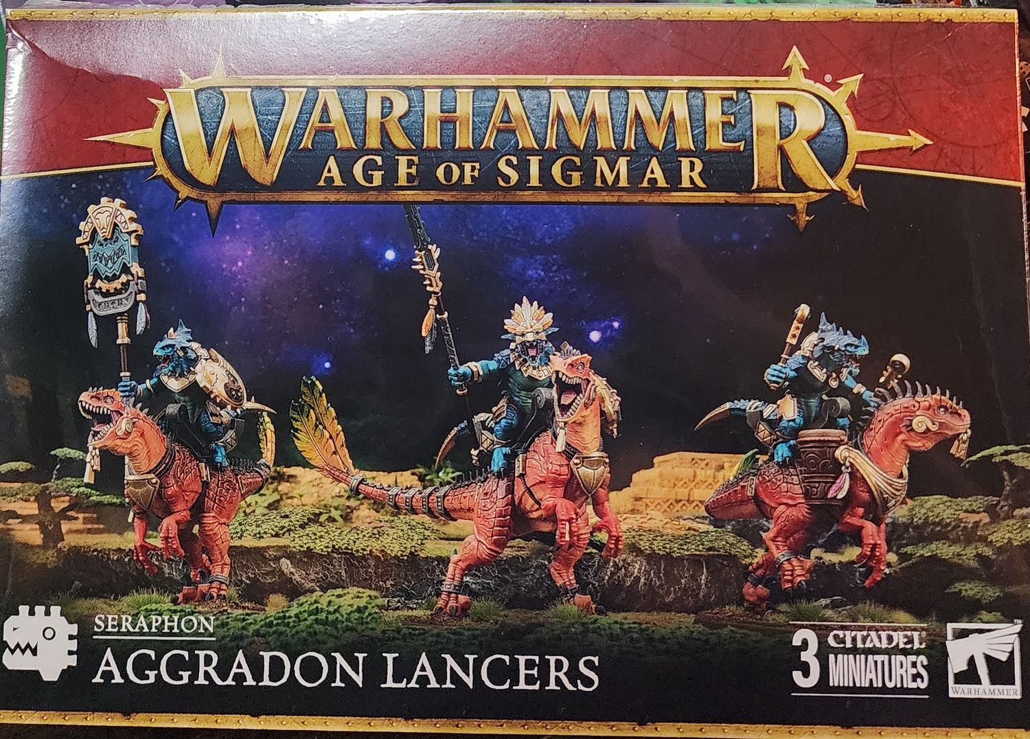 WARHAMMER AOS  SERAPHON AGGRADON LANCERS