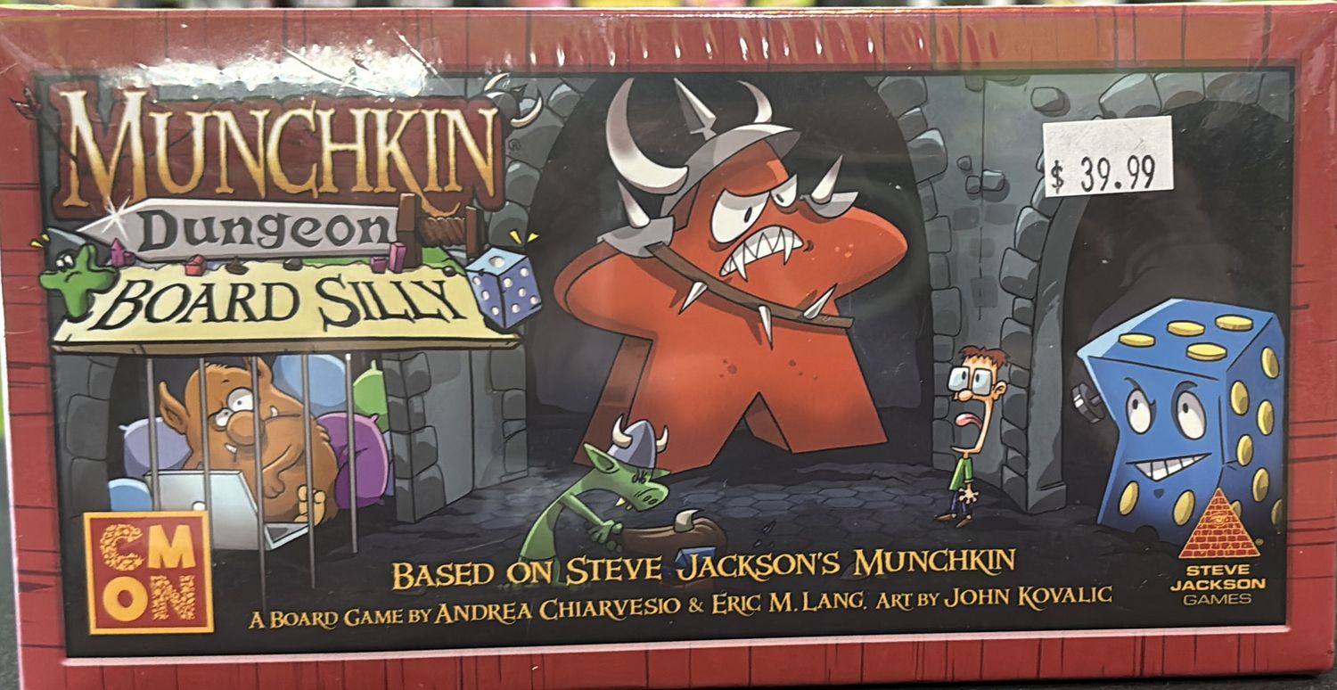 MUNCHKIN DUNGEON BOARD SILLY