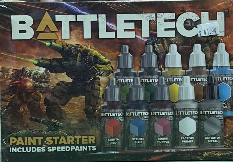 BattleTech Paint Starter Includes Speedpaint