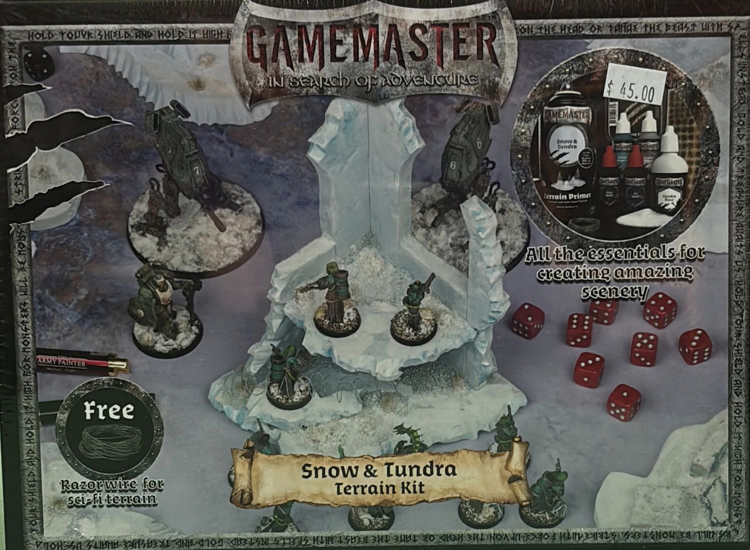 GameMaster Snow &amp; Tundra Terrain Kit