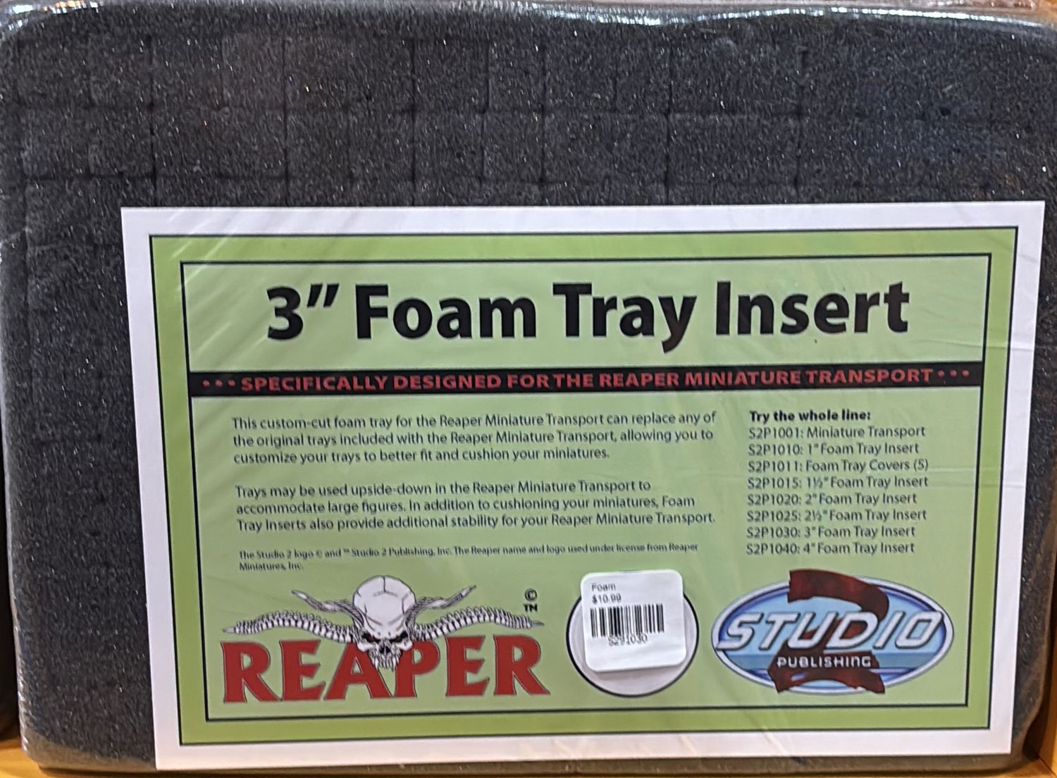 Reaper Mini Transport 3” Foam