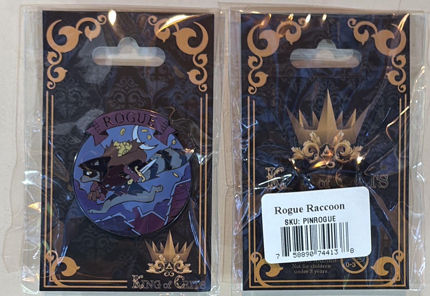Rouge Raccoon Pin