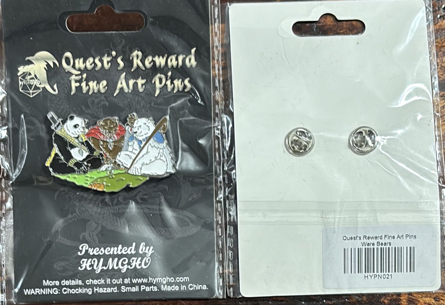 Ware Bears QRFAP Pin