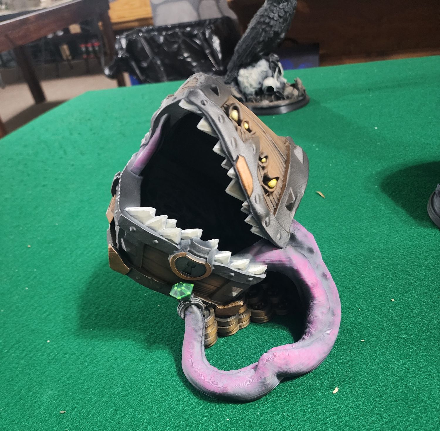 Talon and Claw Hand Painted mimic dice tower