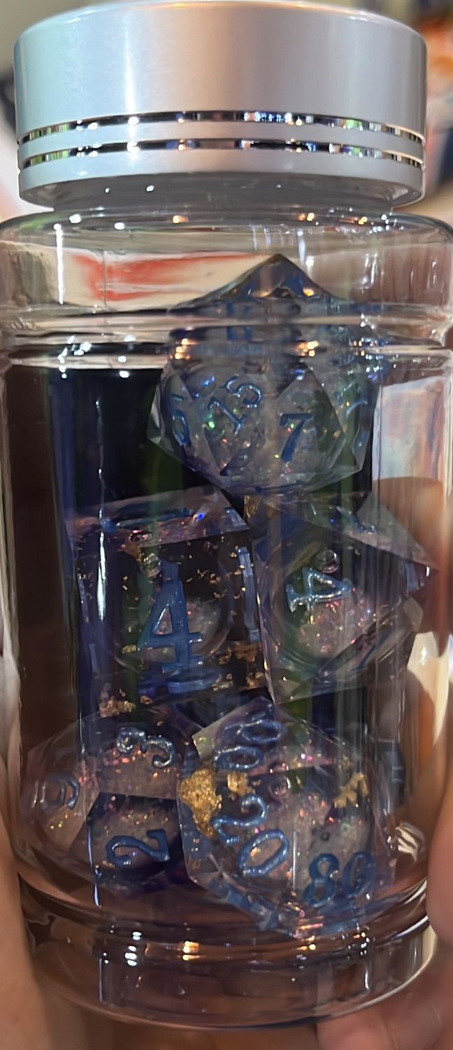 King of Crits: Periwinkle PowderDice