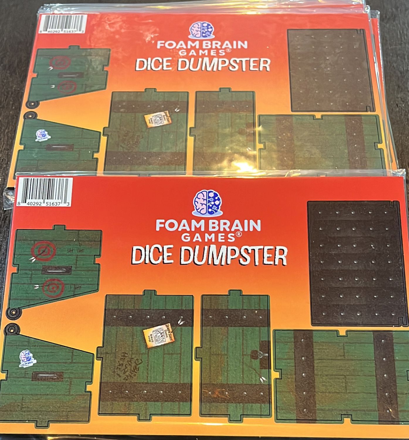 Flat Pack - Dice Dumpster 