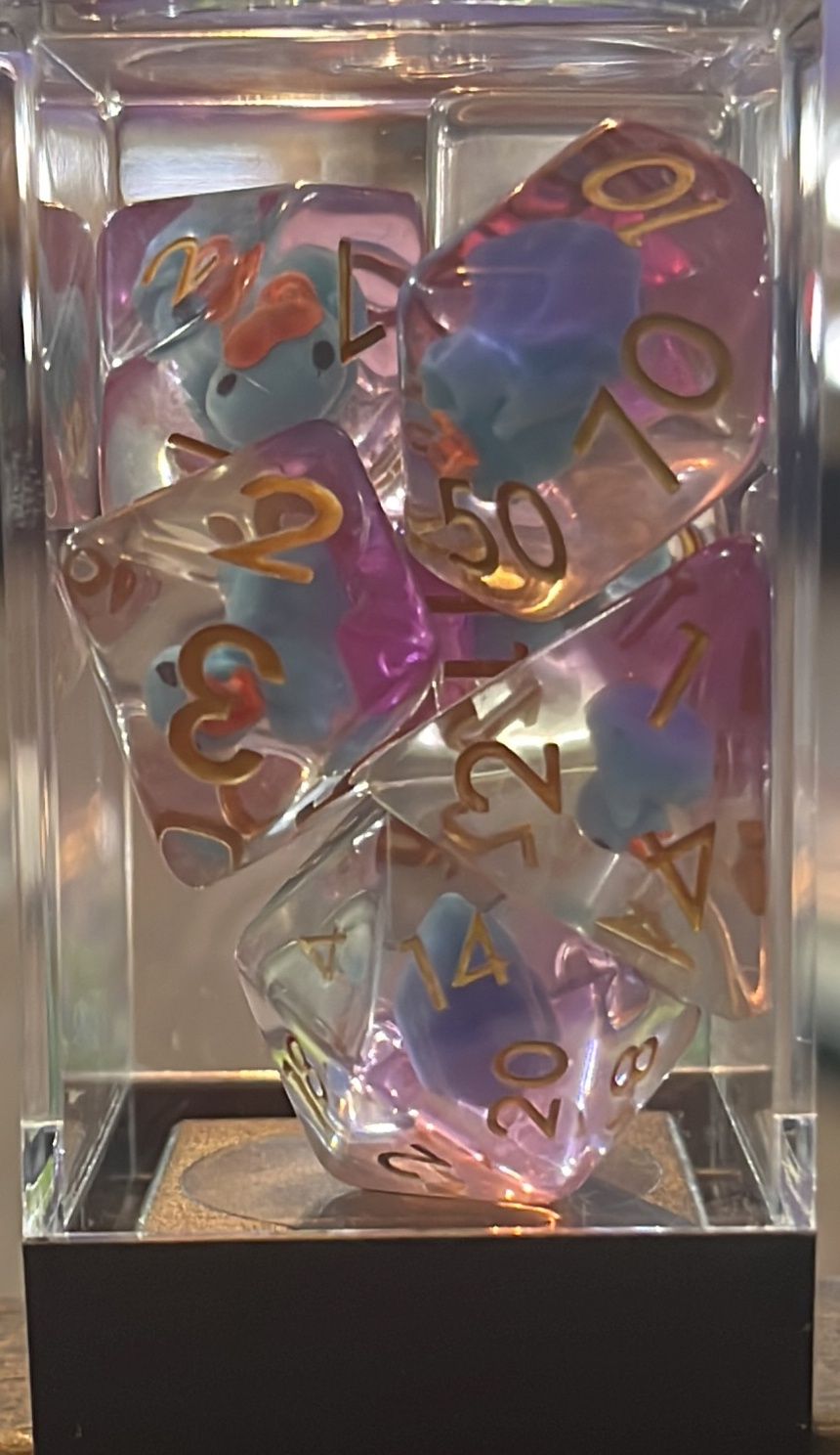 Duck on the Pond Dice Set