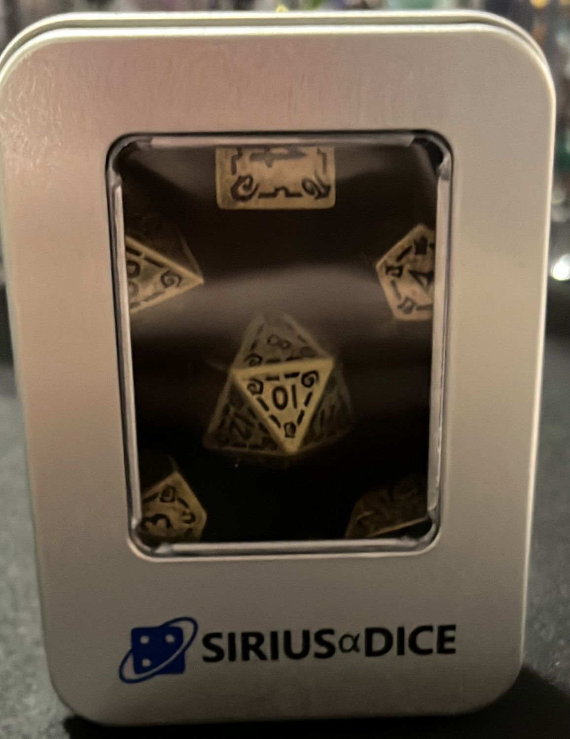 Sirius Dice - Illusory Gold Dice