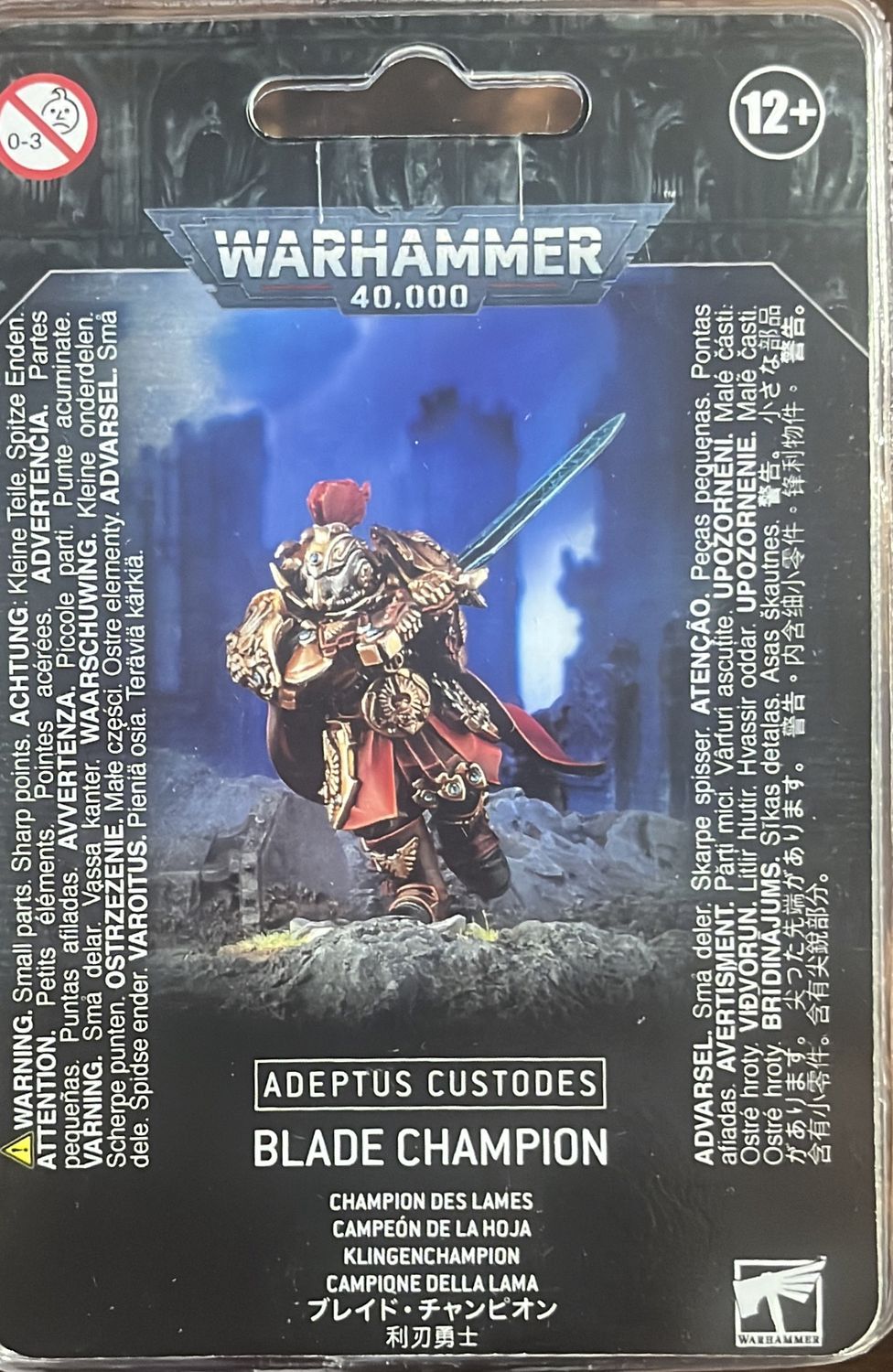 Warhammer 40K: Adeptus Custodes Blade Champion