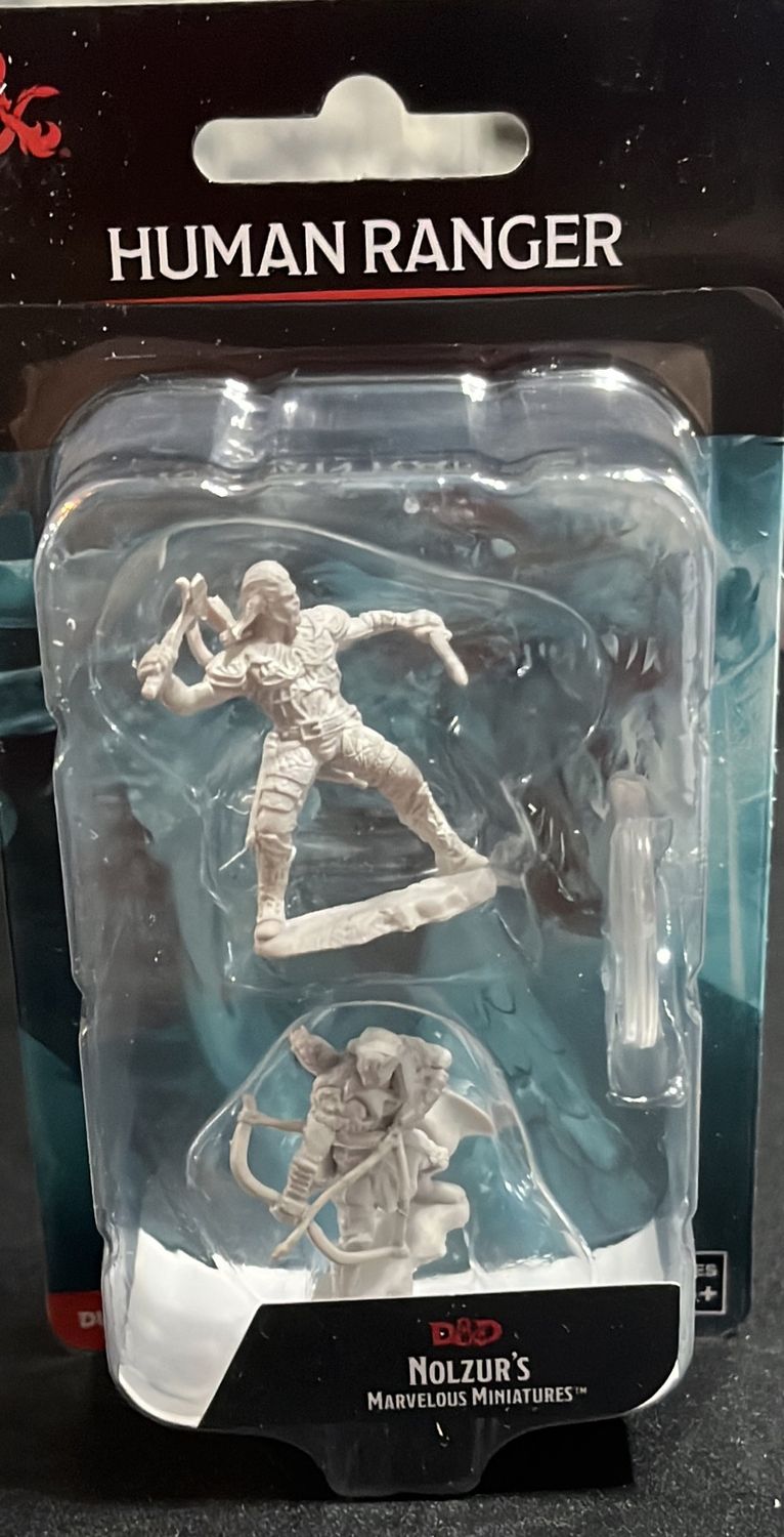 D&amp;D Miniature Nolzur’s unpainted - Human Ranger