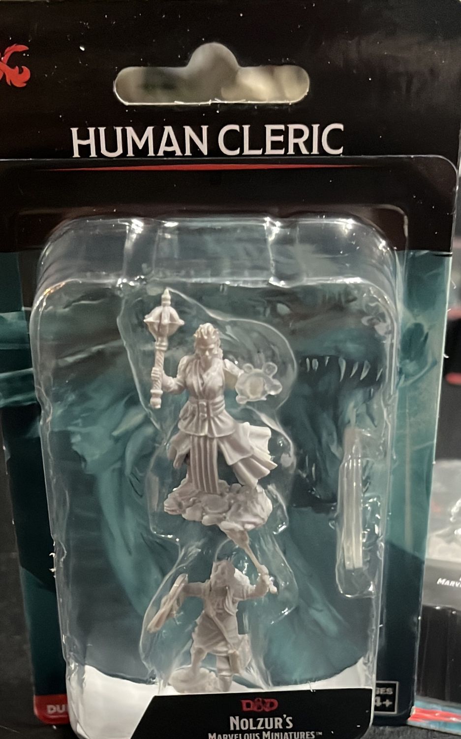 D&amp;D Miniature Nolzur’s unpainted - Human Cleric