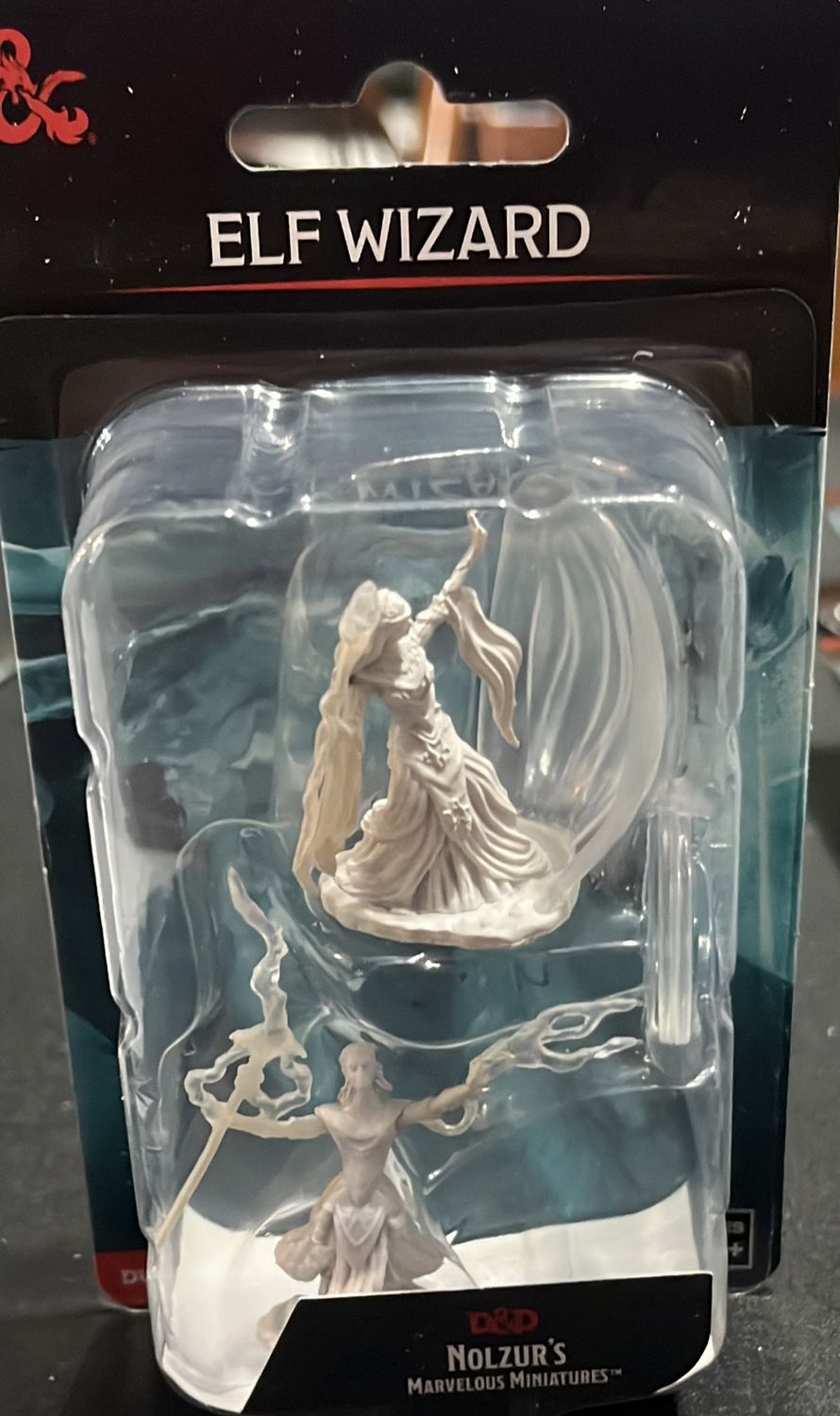 D&amp;D Miniature Nolzur’s unpainted - Elf Wizard